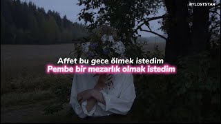 Model  Pembe Mezarlık  Sözleri Lyrics [upl. by Ayk]