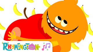 Apples And Bananas  Monster Song for Kids  Rhymington Square [upl. by Ames415]