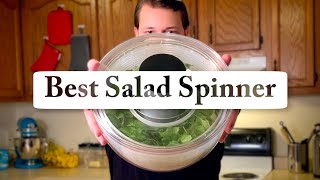 Best Salad Spinner  OXO Good Grips Salad Spinner Review [upl. by Aicirtan]