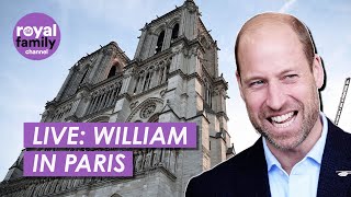 WATCH Prince William Attends Notre Dame Reopening Ceremony [upl. by Beilul]