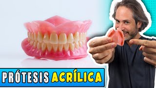 👉Prótesis Dental 𝗔𝗖𝗥𝗜𝗟𝗜𝗖𝗔 Removible Parcial y Total  Dentadura Postiza Removible MÁS BARATA [upl. by Eeladnerb]