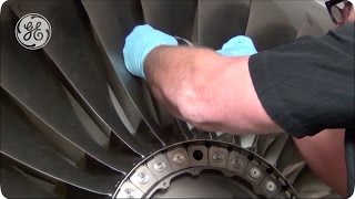 CF34  Fan Blade Bumper Installation  GE Aviation Maintenance Minute [upl. by Auohs864]