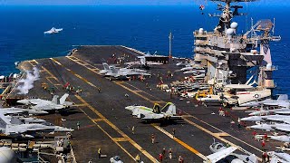 Life Inside Massive USS Nimitz Class Aircraft Carrier At Sea  Full Documentary [upl. by Holladay]