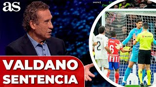 VALDANO FRASE DEMOLEDORA sobre FRENTE ATLÉTICO y los sucesos del ATLÉTICO 1  REAL MADRID 1 [upl. by Asalocin267]