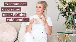 Dagcréme met SPF is niet voldoende als zonbescherming  Huidtherapeut Wendy  Clinic of Skin [upl. by Eilrac]