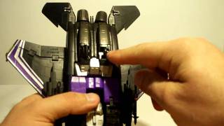 TRANSFORMERS MASTERPIECE SKYWARP G1 SERIES WALMART EXCLUSIVE ACTION FIGURE TOY REVIEW [upl. by Bernie]