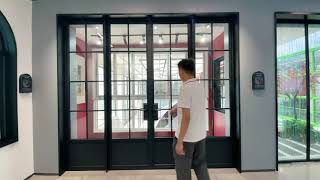 French door，Multiple opening methods doors doorfactory factory video home diy aluminium [upl. by Beauregard221]