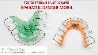 Aparat dentar mobil  cum se pune cat se poarta  ORTO IMPLANT EXPERT [upl. by Latreece]