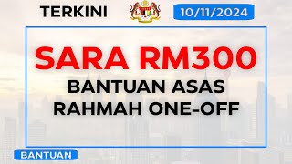 BANTUAN SARA ONEOFF RM300 [upl. by Anyat]