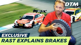 René Rast explains the Brakes of the DTM cars  DTM Exclusive [upl. by Julienne]