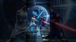 Messi and Ronaldo in Star Wars music edm remix football messi ronaldo [upl. by Krall630]