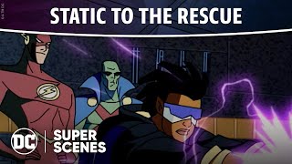 Static Shock quotStatic Helps the Justice Leaguequot Video [upl. by Dori63]