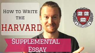 How to Write the Harvard Supplemental Essay [upl. by Reube]