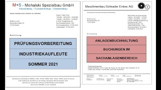 Industriekaufleute PRÜFUNGSVORBEREITUNG Sommer 2021 KSK Anlagenbuchhaltung Sachanlagenbereich [upl. by Asirrom598]