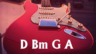 D Major Cheerful Rock Backing Track 1645 [upl. by Ecirbaf]