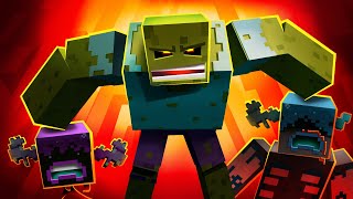 WARDEN vs MUTANT ZOMBIE  EPIC FIGHT  Cody and Seth Minecraft Movie [upl. by Aneryc]