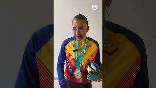 Declaraciones de Yorgelis Salazar tras ganar el oro en Karate [upl. by Phelips921]