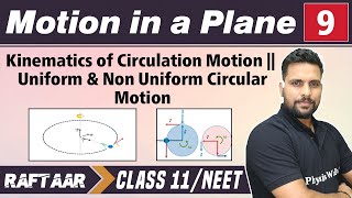 Motion in a Plane 09  Kinematics of Circulation Motion  Class 11NEET  RAFTAAR [upl. by Shauna]