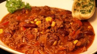 Chili con carne Wie kocht man ein richtig gutes Chili con carne [upl. by Nahseez86]