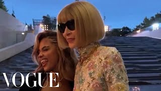 Tyla Meets Anna Wintour [upl. by Refinnej]