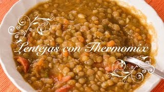 Lentejas con Verduras y Chorizo con Thermomix  Lentejas Thermomix  Lentejas con Chorizo Thermomix [upl. by Acirej]