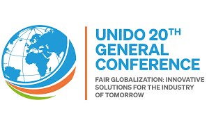 UNIDO General Conference  20th Session  29112023  French [upl. by Iveson]