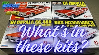 Lindberg 1961 Chevrolet Impala SS 409 Kit History and Comparison [upl. by Vedis]