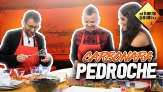 Cristina Pedroche y Dabiz Muñoz cocinan la quotCarbonara Pedrochequot  El Hormiguero [upl. by Alexi]