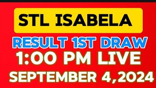 STL ISABELA 1PM RESULT SEPTEMBER 42024 [upl. by Matthia945]