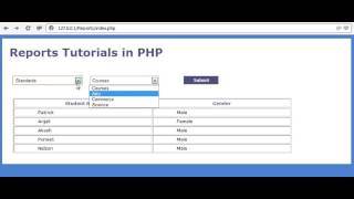 How to create reports in PHP part1 [upl. by Isolt]