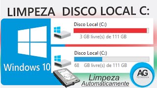 Como Limpar e Liberar Espaço no Disco HD Local C Automaticamente [upl. by Hayilaa]