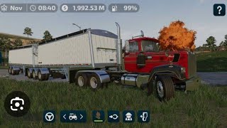 Selling Sorghum  Farming Simulator 23 [upl. by Moseley]