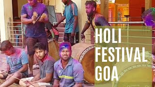 Holi Festival in Goa India [upl. by Kezer]