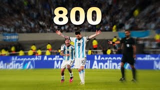 Lionel Messi ● All 800 Goals in Career ● With Commentaries [upl. by Awra]