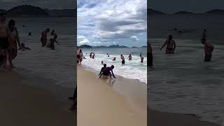 🇧🇷 Copacabana Beach 😍😎 Rio de Janeiro Brazil 🏖🏄‍♀️ [upl. by Ingemar]