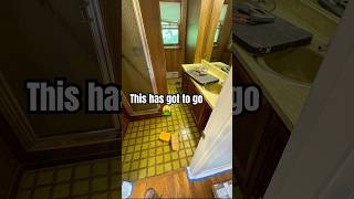 Before vs After oldflooring mewflooring tile remodel diy youtubeshorts you home [upl. by Eneleahcim]