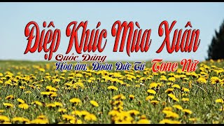 karaoke Điệp Khúc Mùa Xuân tone Nữ [upl. by Crim429]