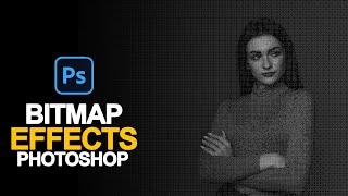 How to Create a Bitmap Effect in Photoshop  Adobe Photoshop Tutorial [upl. by Kus]