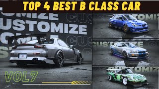 Top 4 Best B Class Car in NFS Unbound Vol 7 [upl. by Eiduam452]