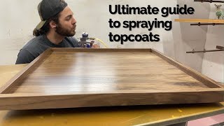 My Biggest Mistake When Spraying HVLP Finishes for Woodworking  How To Clean a HVLP Spray Gun [upl. by Assitruc]