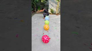 balloon popping challenge 19shorts balloon balloonpop [upl. by Lapides422]