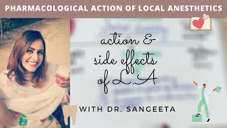 pharmacological action of local anesthetics [upl. by Bradwell]