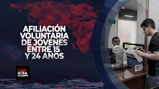 IESS impulsa un programa de afiliación voluntaria de jóvenes entre 15 y 24 años [upl. by Annid]