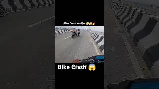 crash biker ktm R15 Crash 😱💔 [upl. by Griffy]