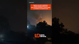 Incendio y explosiones en establecimiento de gas cimbra casas en sector Humaya de Culiacán [upl. by Nnaeel417]