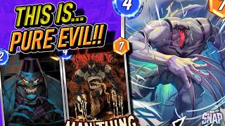 This is Pure Evil AntiVenom Is BUSTED In This Deck Marvel Snap [upl. by Ixel]