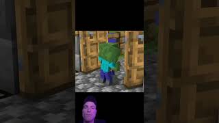 Help baby Zombie make the right choice 😎😊 Reaction shortminecraft animationminecraft [upl. by Paola]