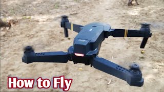 Dji mavic pro clone Eachine e58  How to Fly it  how to fly a drone from basic Hindi [upl. by Atiuqihs16]