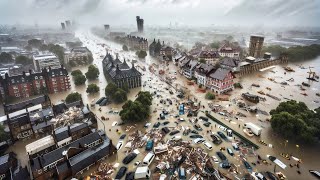 9 minutes ago in Switzerland An unexpected flooding hit Morges everyone was shocked [upl. by Cranston]