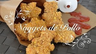 Nuggets de Pollo con Rebozado Crujiente  Como hacer Nuggets de Pollo  Nuggets de Pollo Thermomix [upl. by Darla]